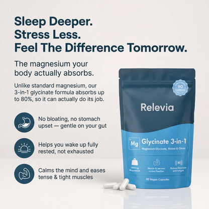 Relevia Magnesium Glycinate 3 In 1